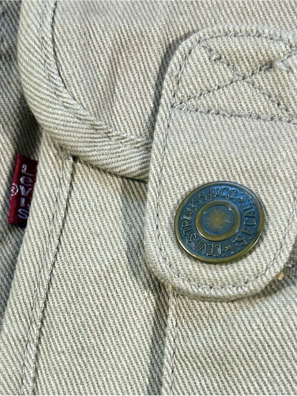 Vintage Levi Canvas Tote Bag